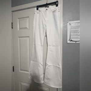 White flare jean- angry rabbit brand- size 27